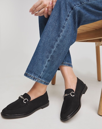 Ankara Classic Loafer With Metal Trim - Extra Wide Fit (EEE)