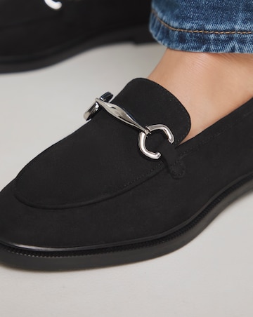 Ankara Classic Loafer With Metal Trim - Extra Wide Fit (EEE)