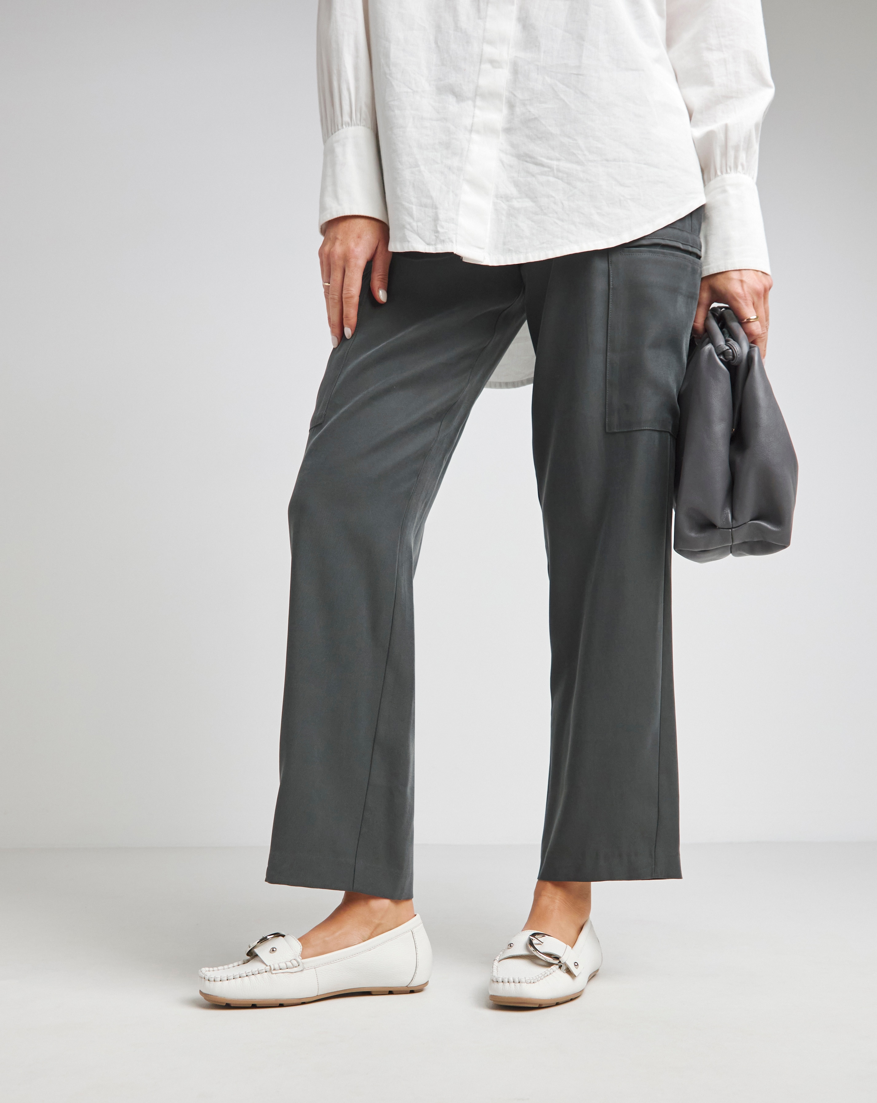 Leather Driving Moccasin Ex Wide