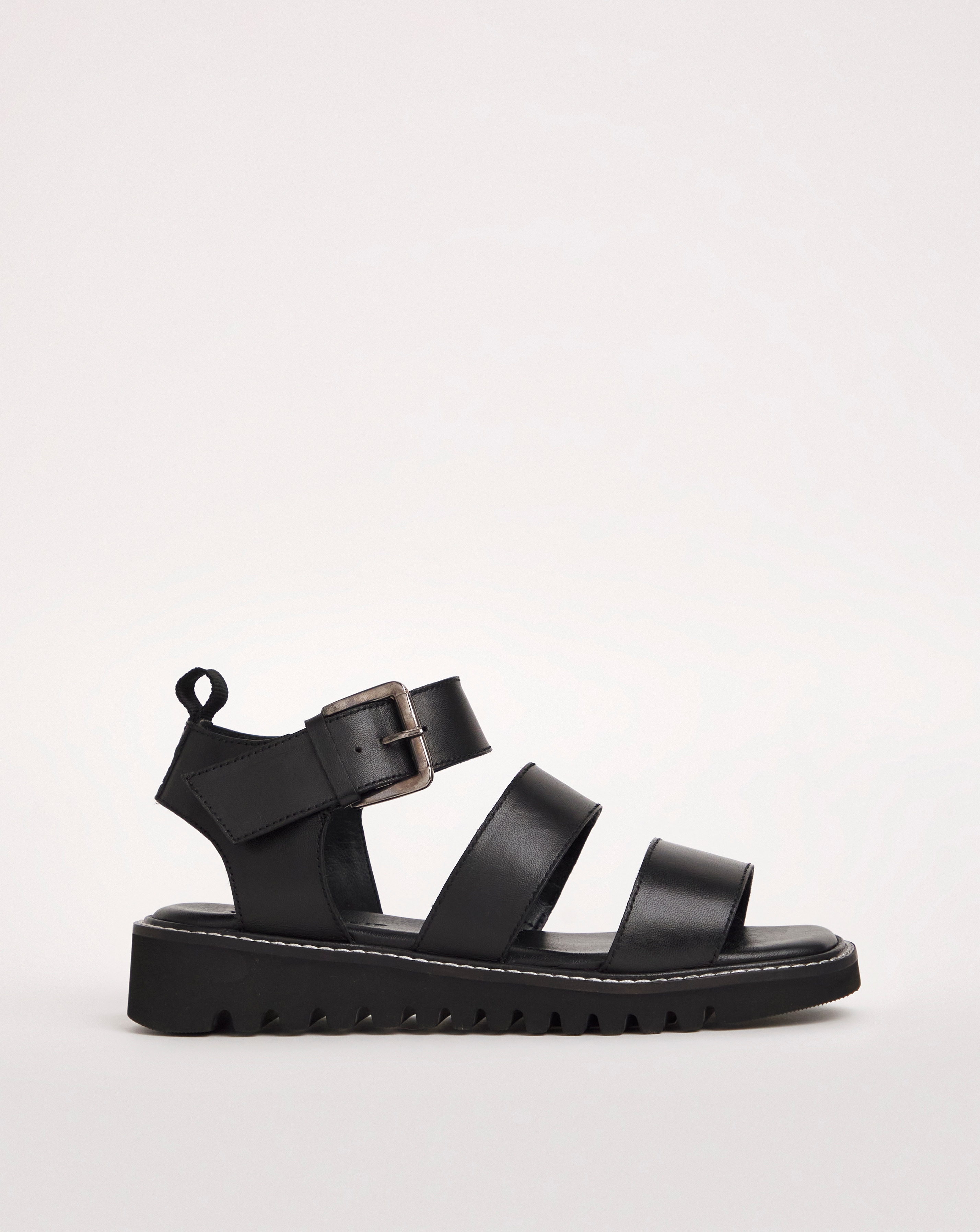 Leather Chunky Sandals EEE Fit