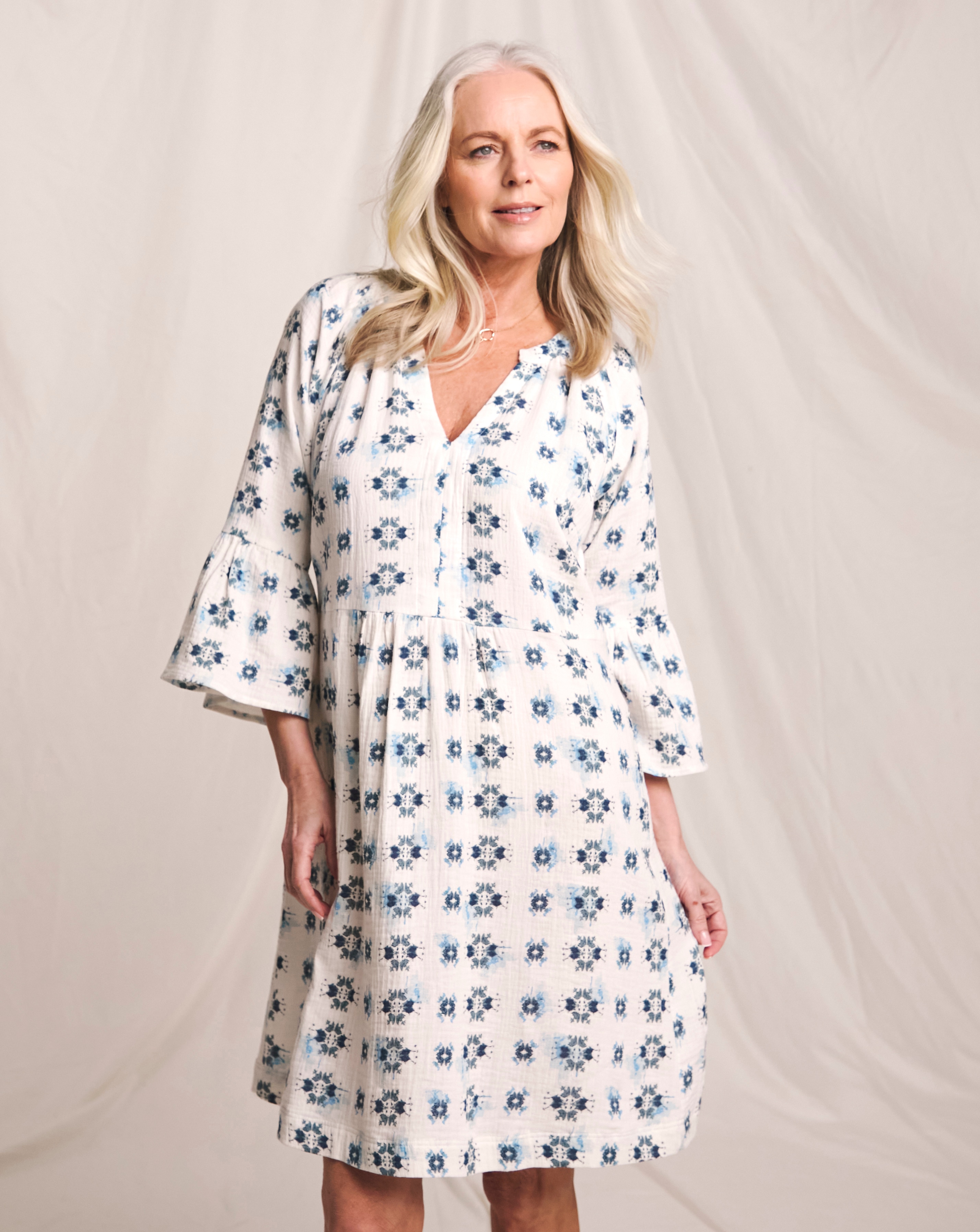Julipa Printed Pure Cotton Shift Dress
