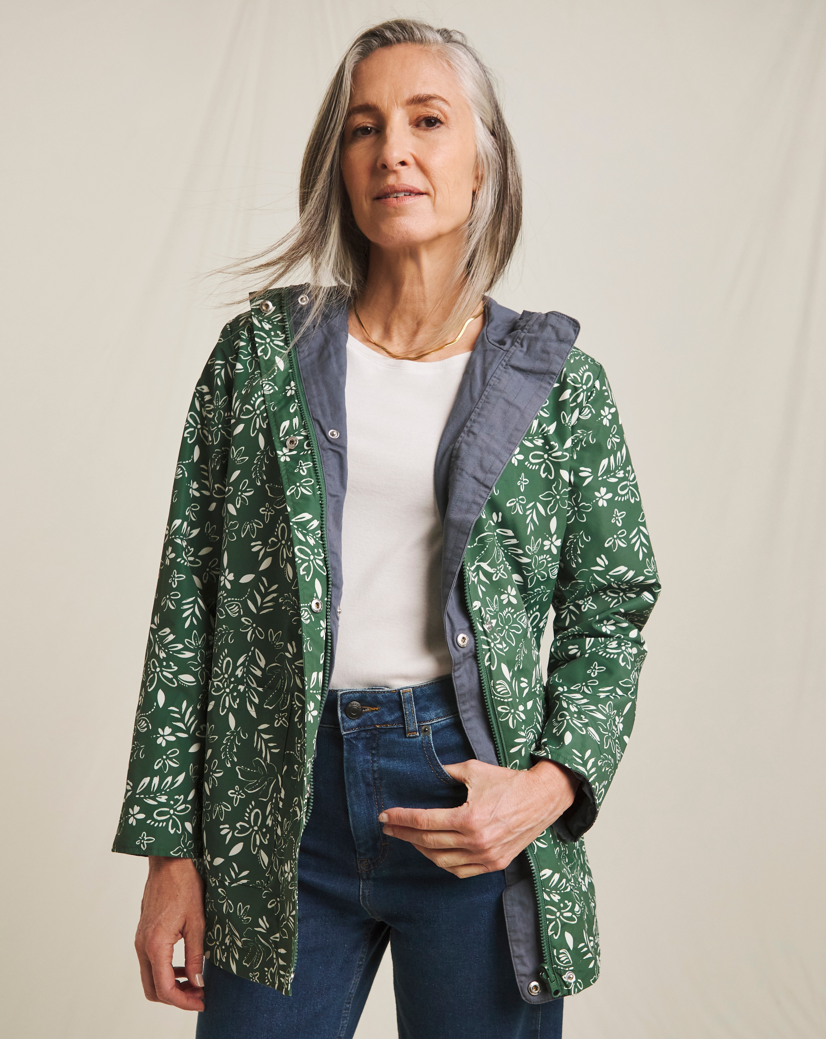 Julipa Reversible Rain Coat