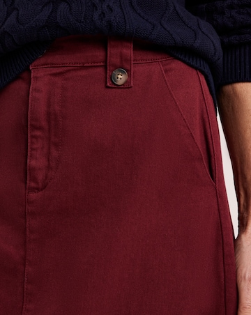 Julipa Stretch Cotton Midi Skirt