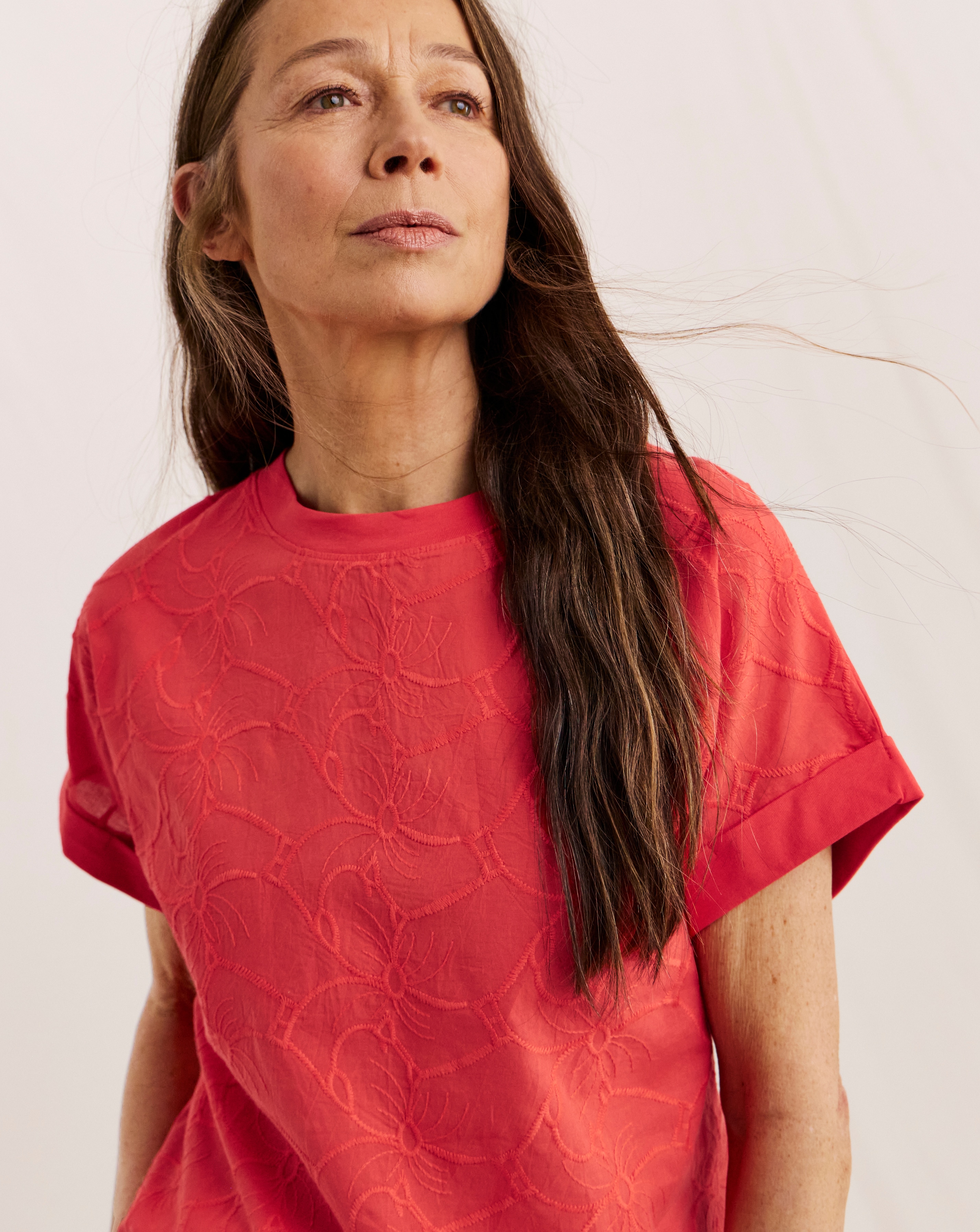 New In - Julipa Woven Jersey Mix T-Shirt