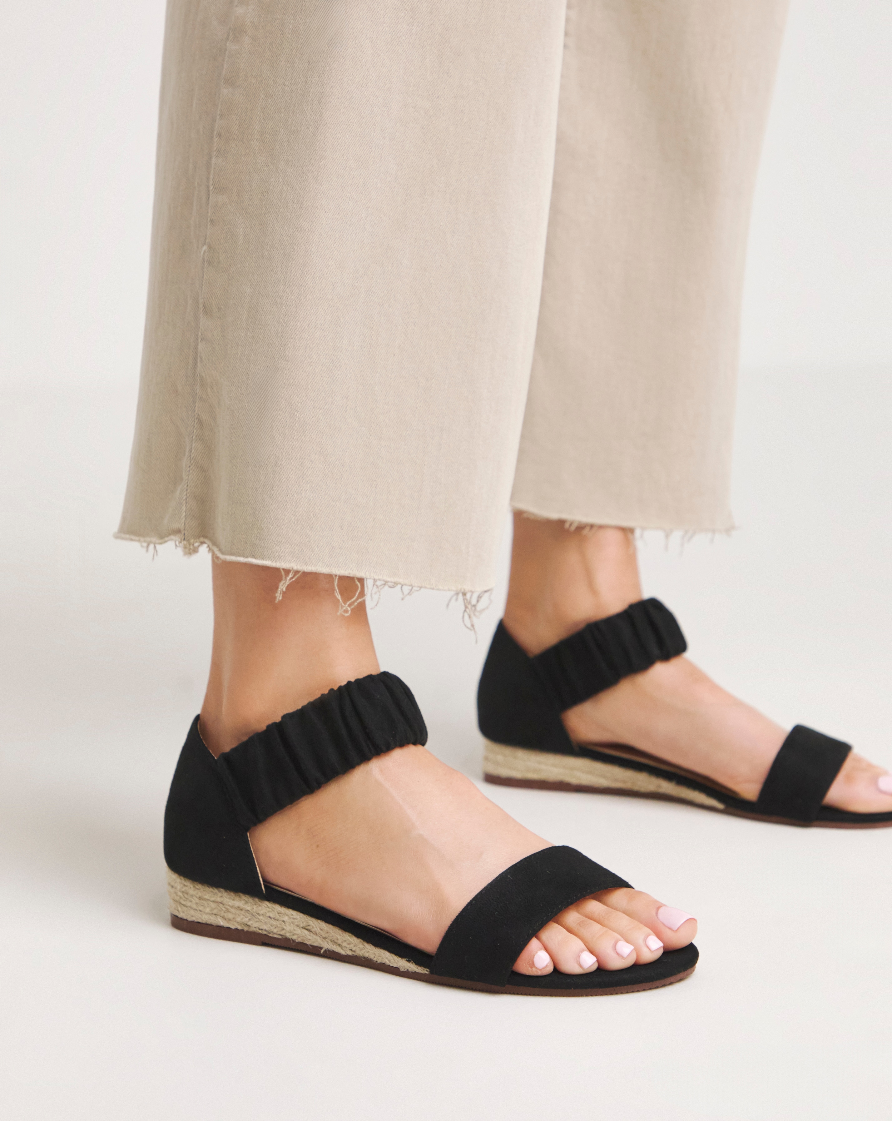 Twin Strap Espadrille Sandal E Fit