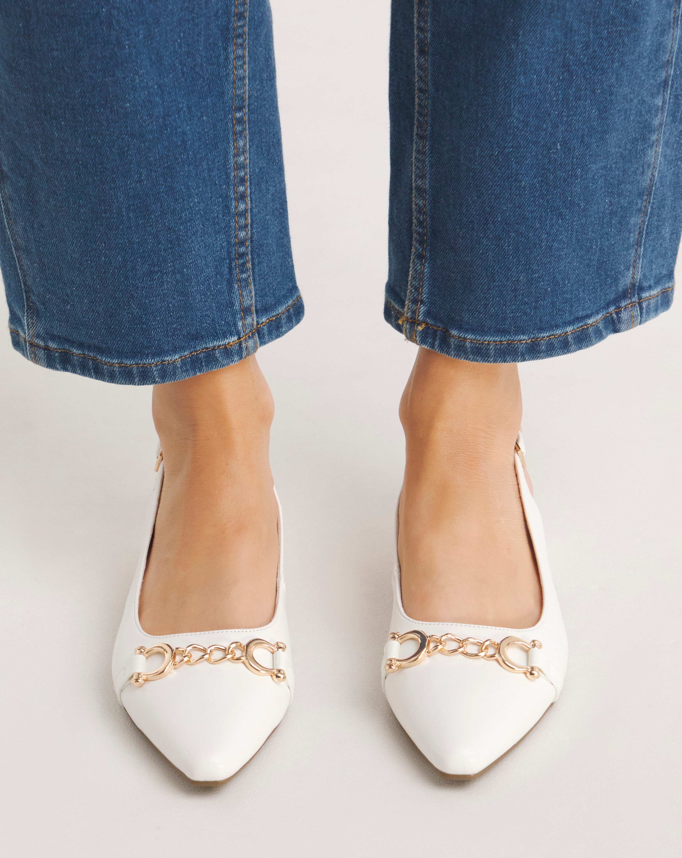 Slingback Shoe With Trim E Fit