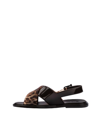 Melissa Cleo Jelly Leopard Sandals - Standard Fit (D)