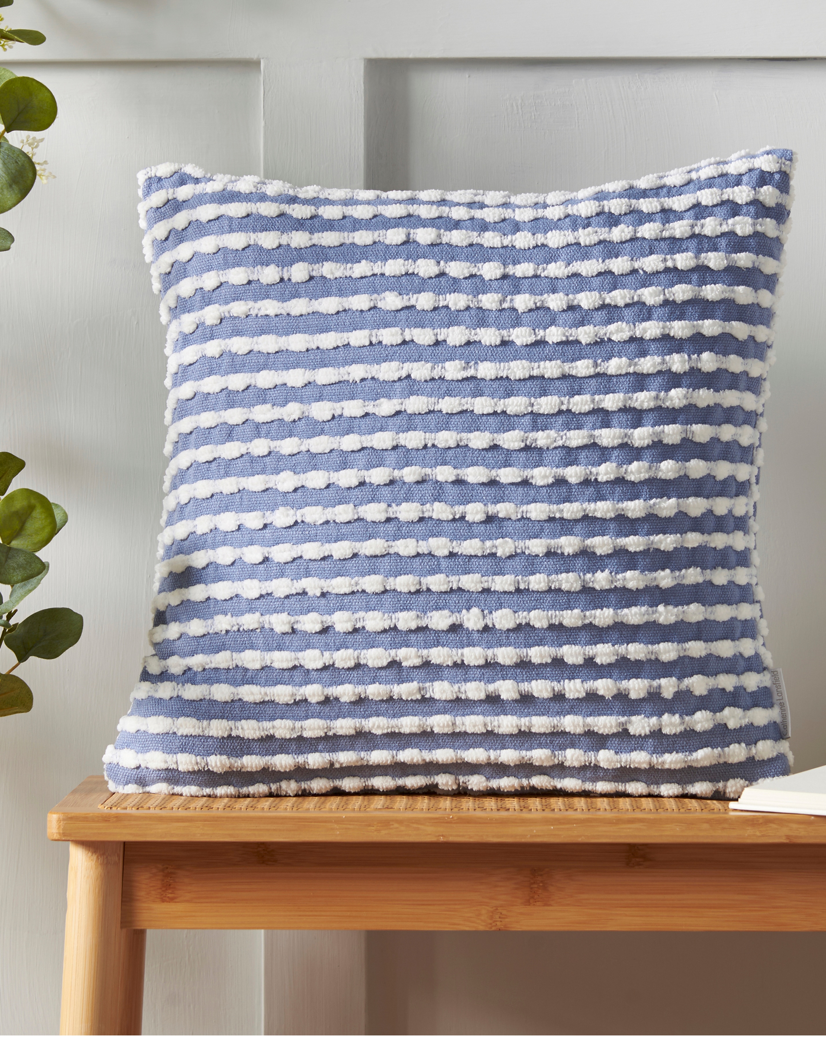Catherine Lansfield Stab Stitch Cushion
