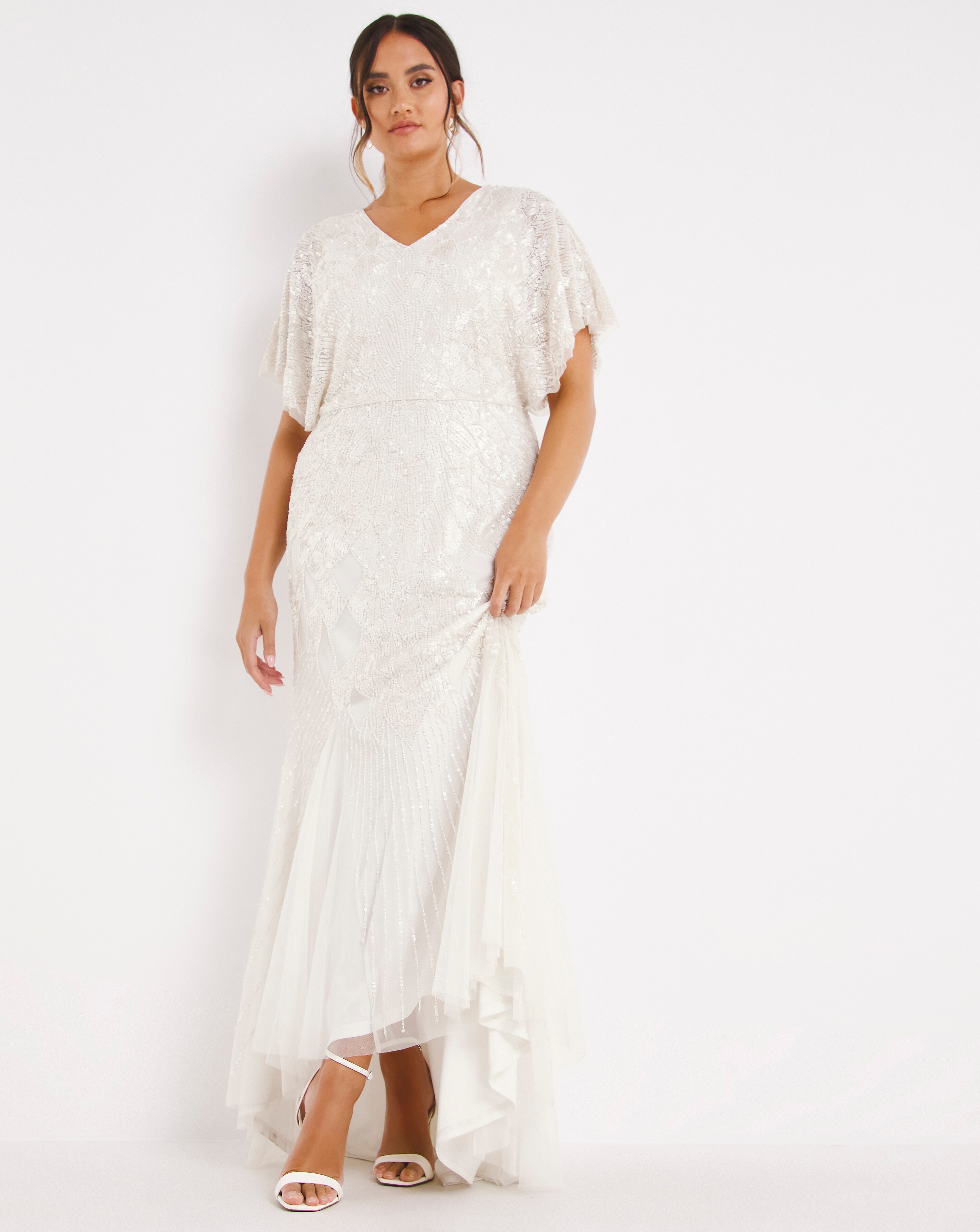 Joanna hope sequin wedding dress top