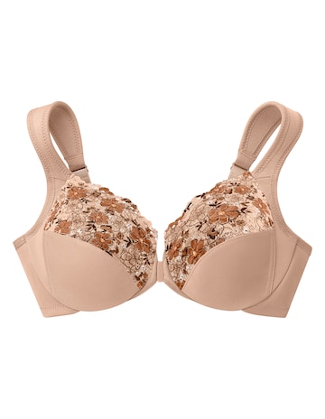 Glamorise Plus Size WonderWire Front Fastening Bra 1245