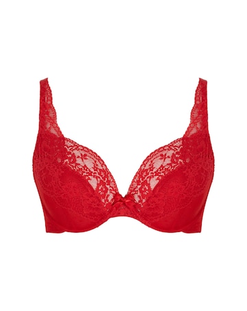 Panache Heidi Plunge Wired Bra Ruby Red