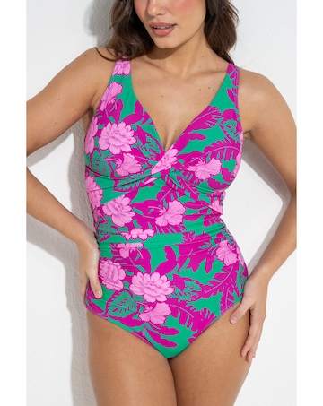 Pour Moi Free Spirit Twist Front Tummy Control Swimsuit