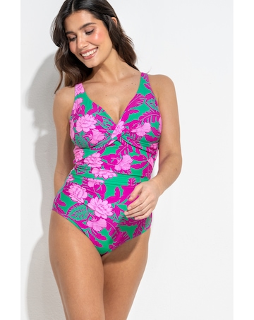 Pour Moi Free Spirit Twist Front Tummy Control Swimsuit