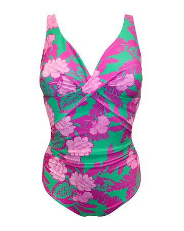Pour Moi Free Spirit Twist Front Tummy Control Swimsuit