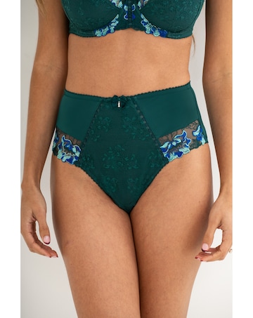 Pour Moi Sofia Lace Embroidered Deep Brief