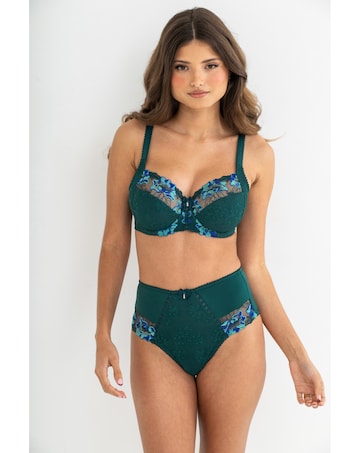Pour Moi Sofia Lace Embroidered Deep Brief
