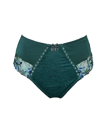 Pour Moi Sofia Lace Embroidered Deep Brief