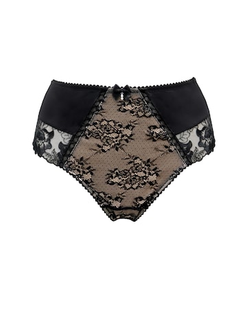 Pour Moi Sofia Lace Embroidered Deep Brief