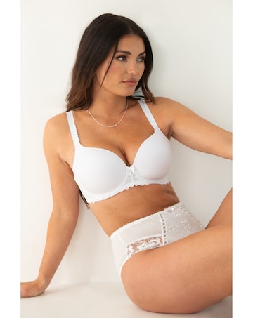 Pour Moi Sofia Lace Embroidered Deep Brief