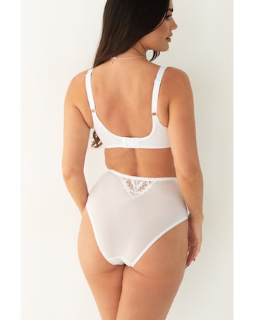 Pour Moi Sofia Lace Embroidered Deep Brief