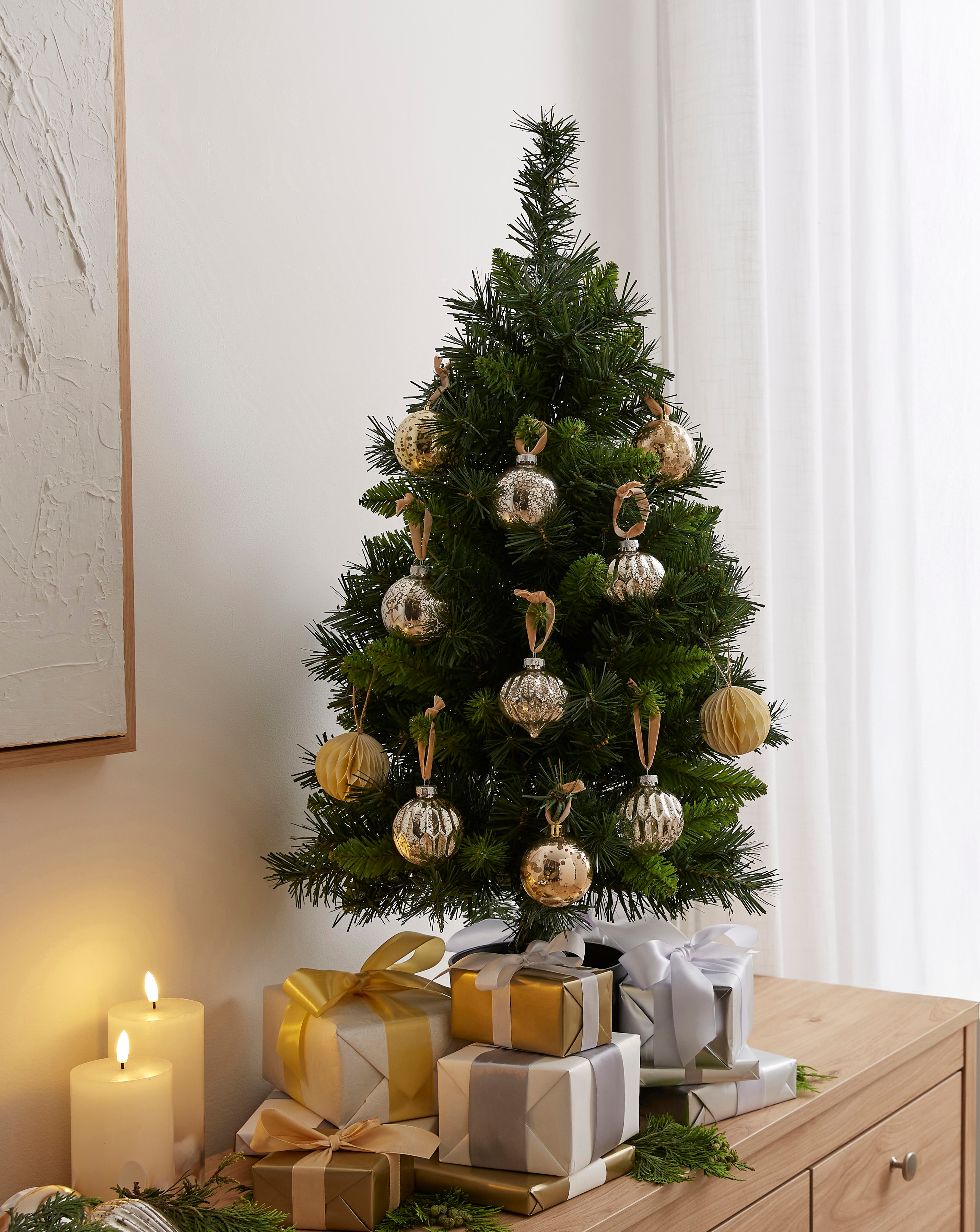 Pre-Lit Malmo Pine 3FT Christmas Tree