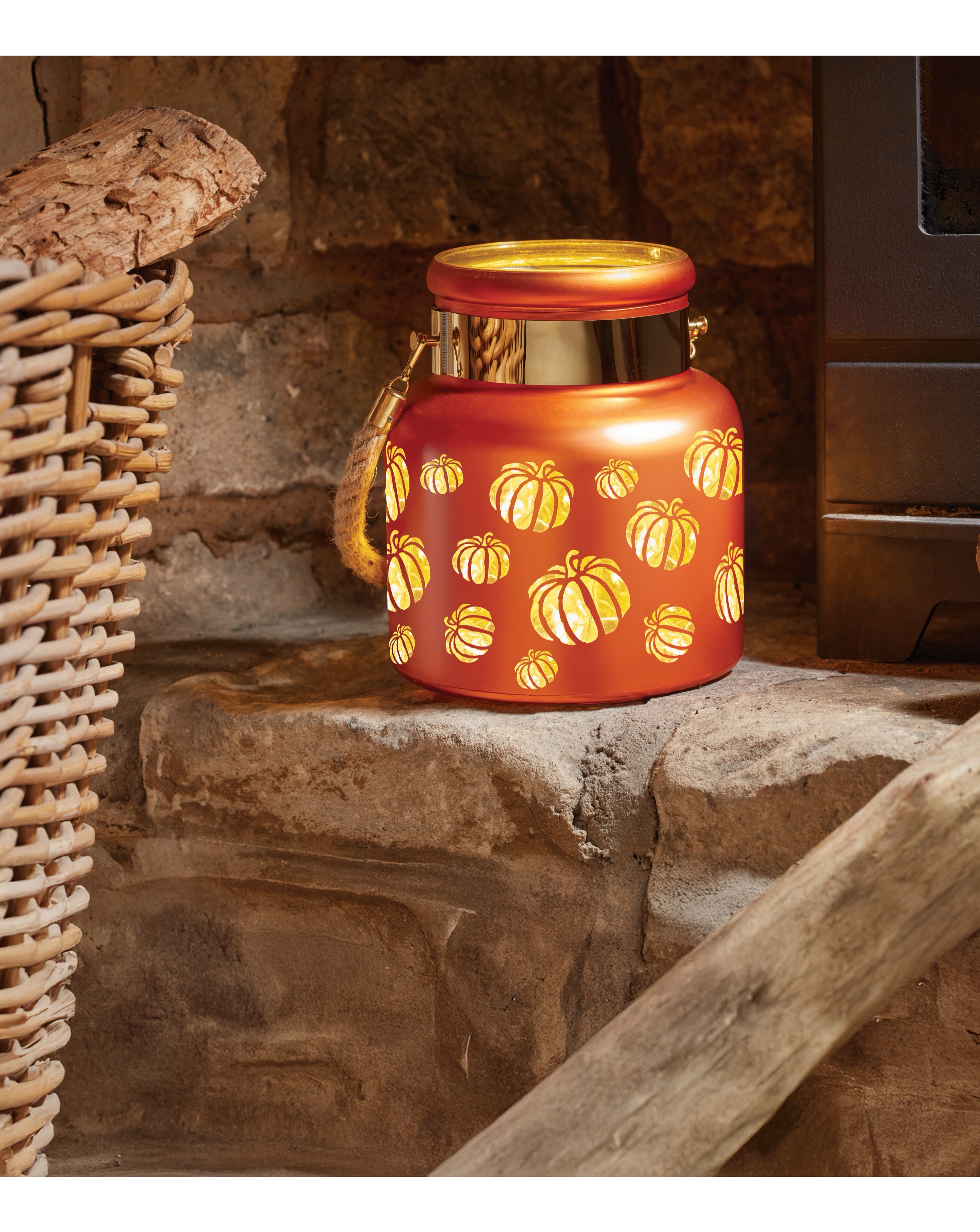 Pumpkins Lit Wonderland Lantern