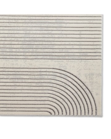 Think Rugs Apollo Modern Linear Rug - Swirl