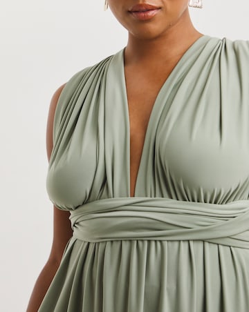 Sage Multi Ways To Wear Maxi Bridesmaid Dress