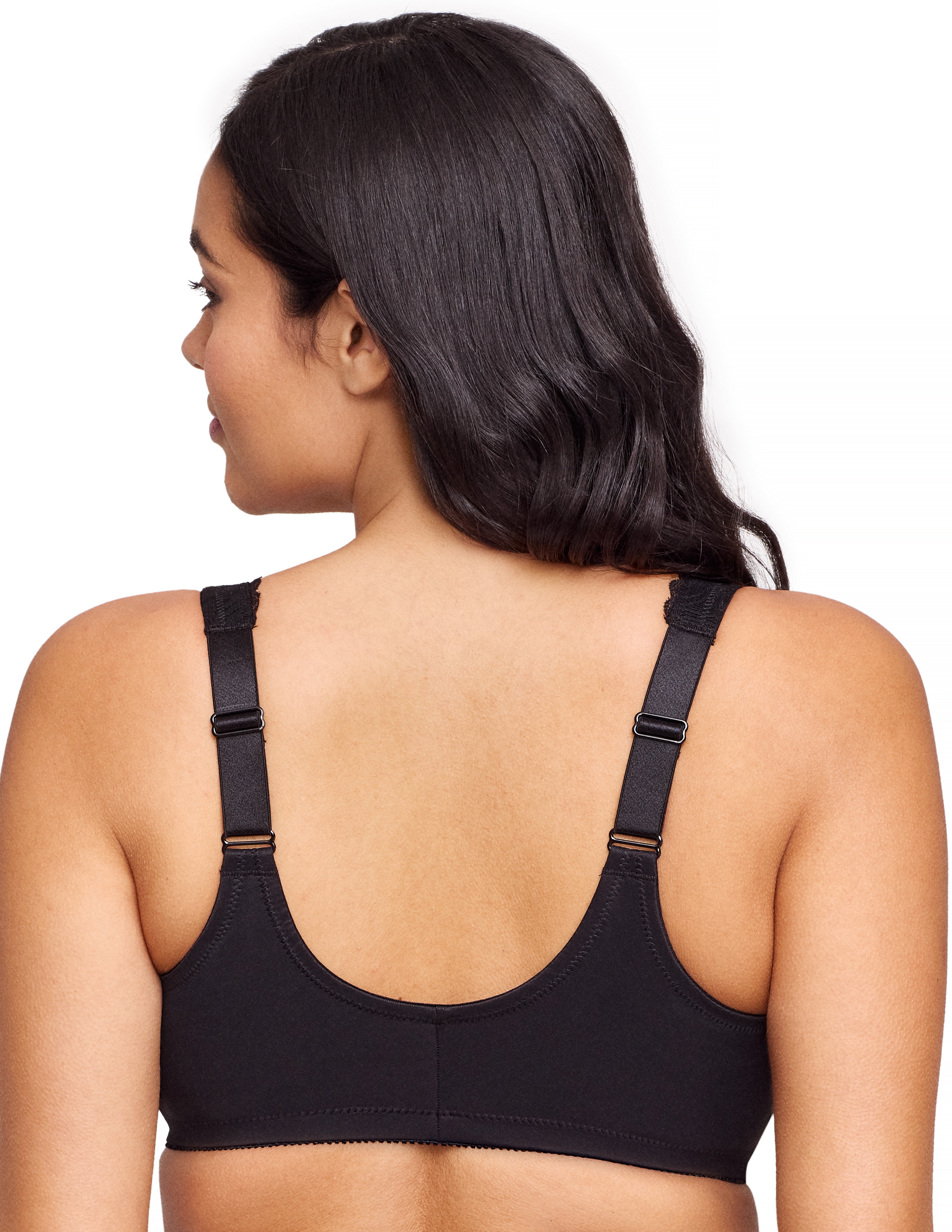 Glamorise Plus Size WonderWire Lace Front-Fastening 9245 | Fashion