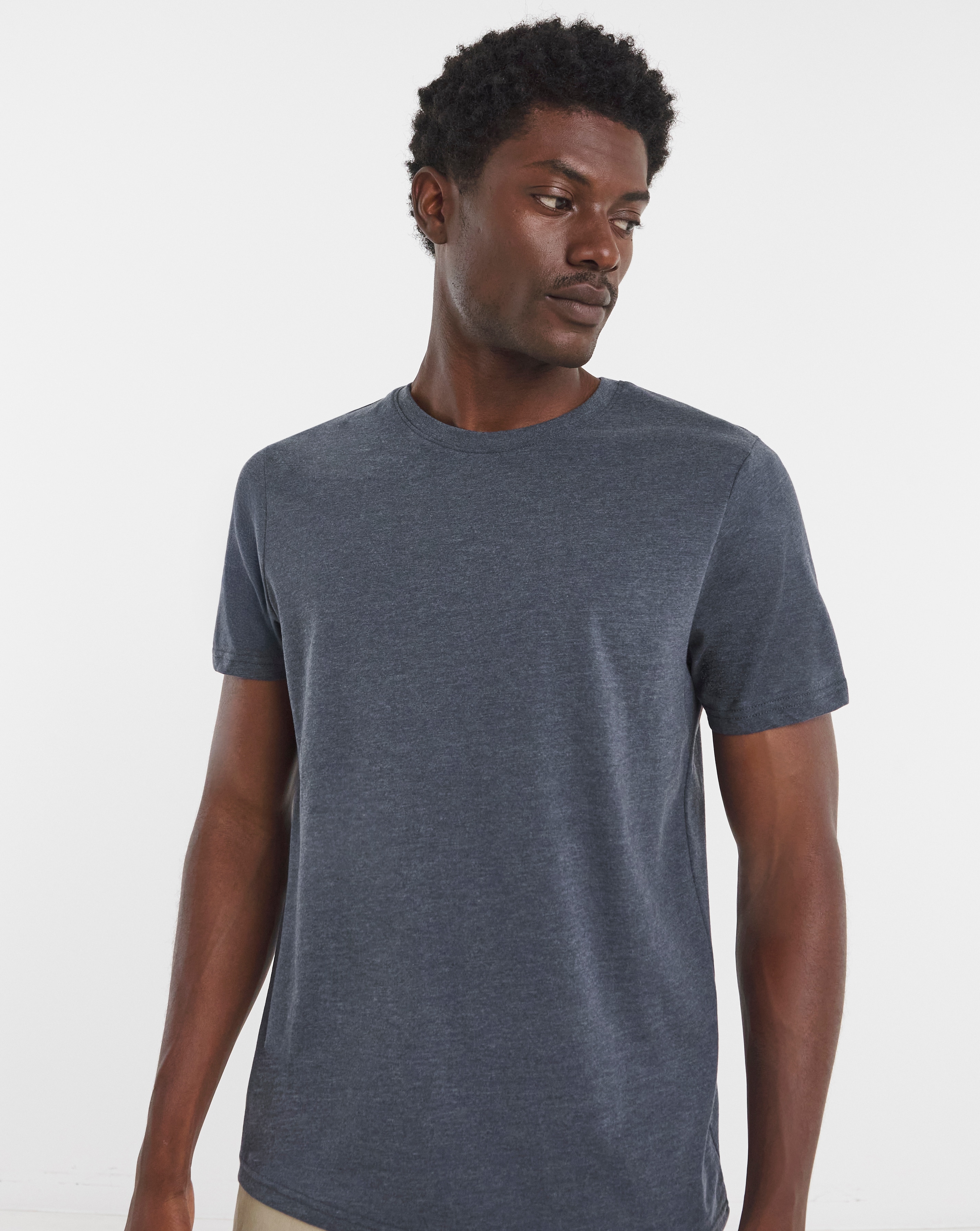 Pure Cotton Crew Neck T-Shirt