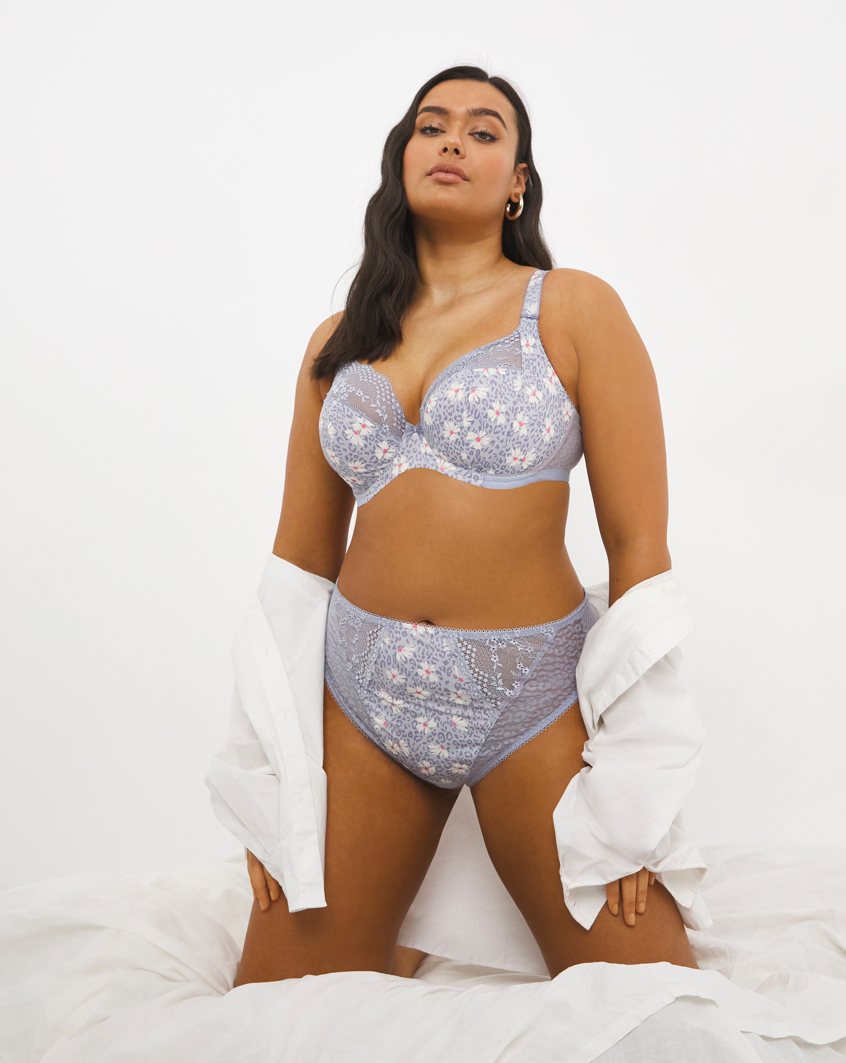 Elomi Lucie Printed High Leg Briefs