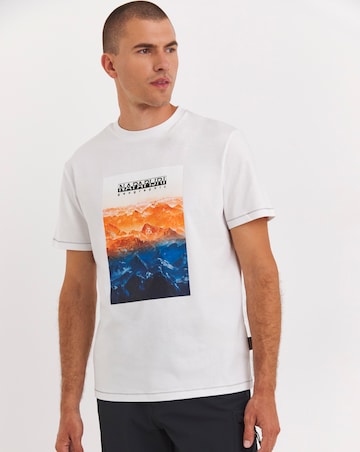 Napapijri Graphic T-Shirt - White