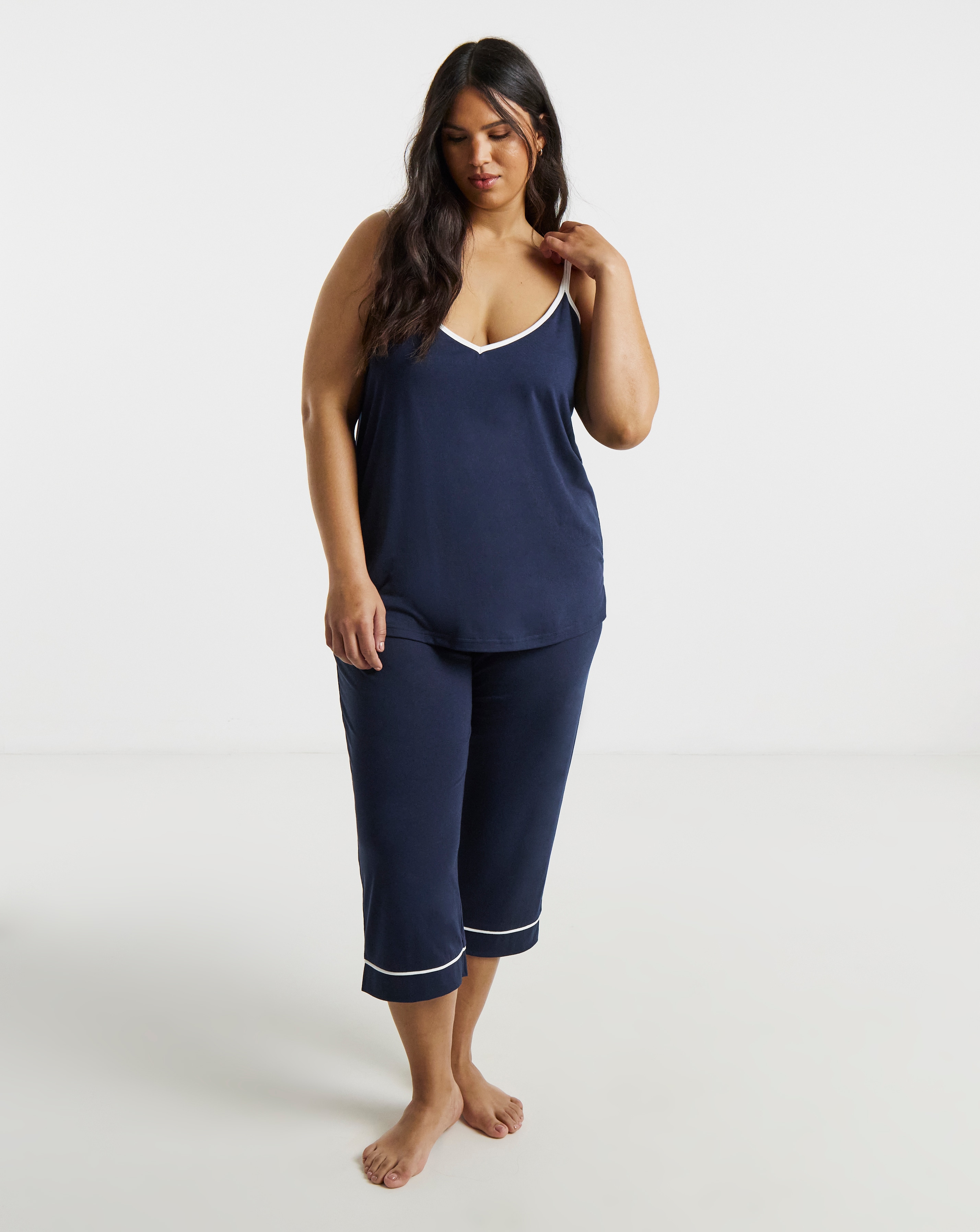 Pretty Secrets Poly Viscose Culotte Set