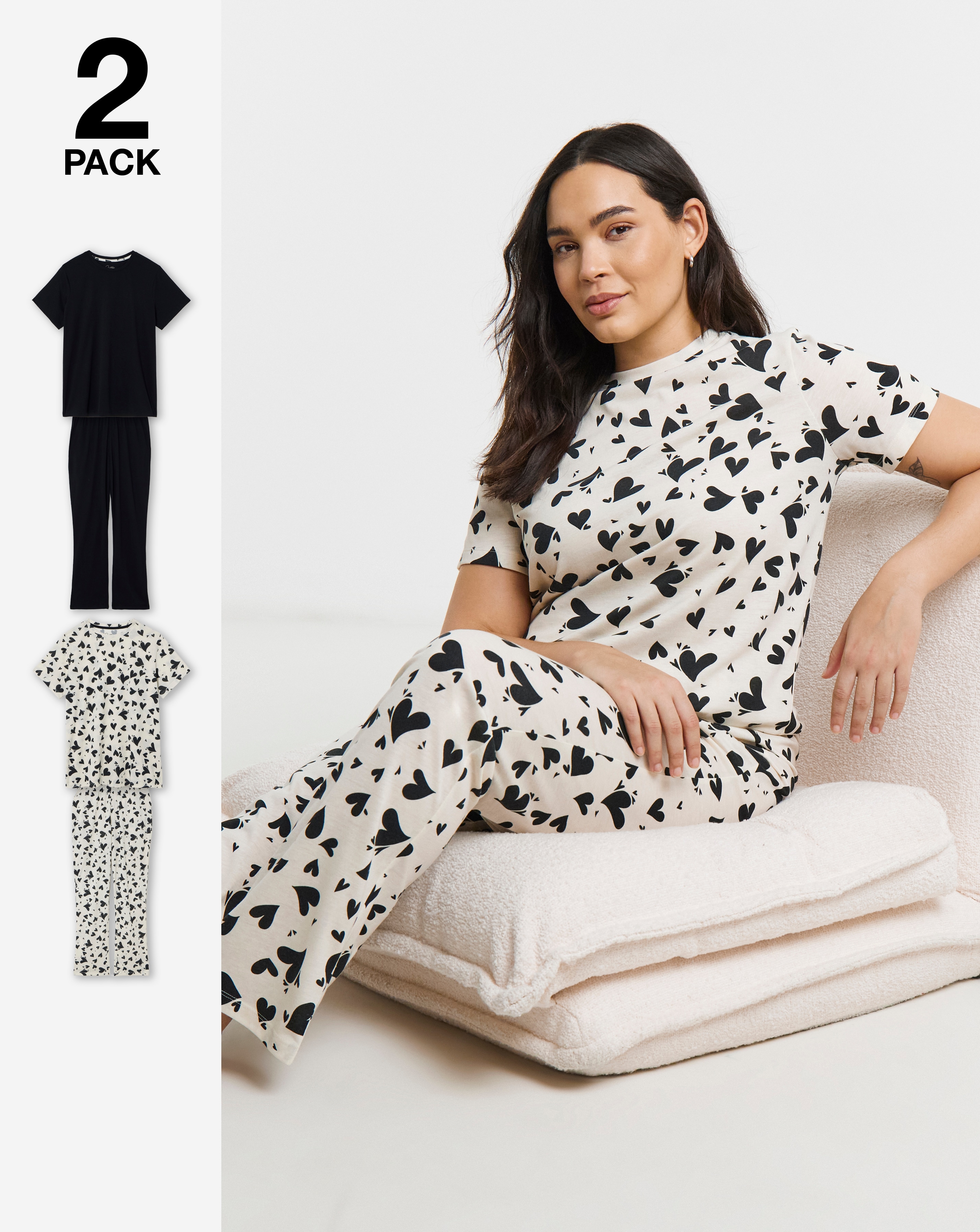 Pretty Secrets 2 Pack Pyjama Set