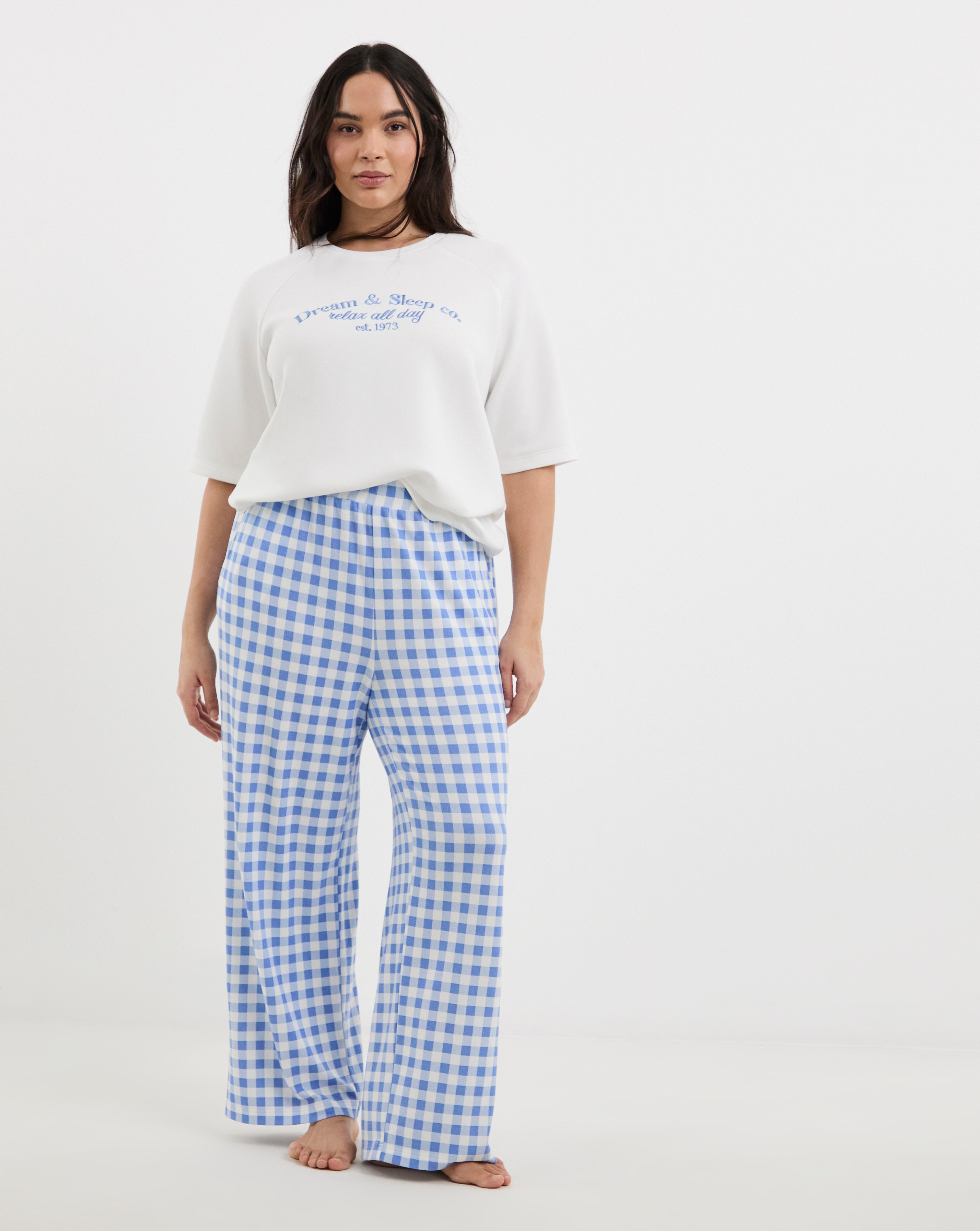 New In - Pretty Secrets Gingham Lounge Set