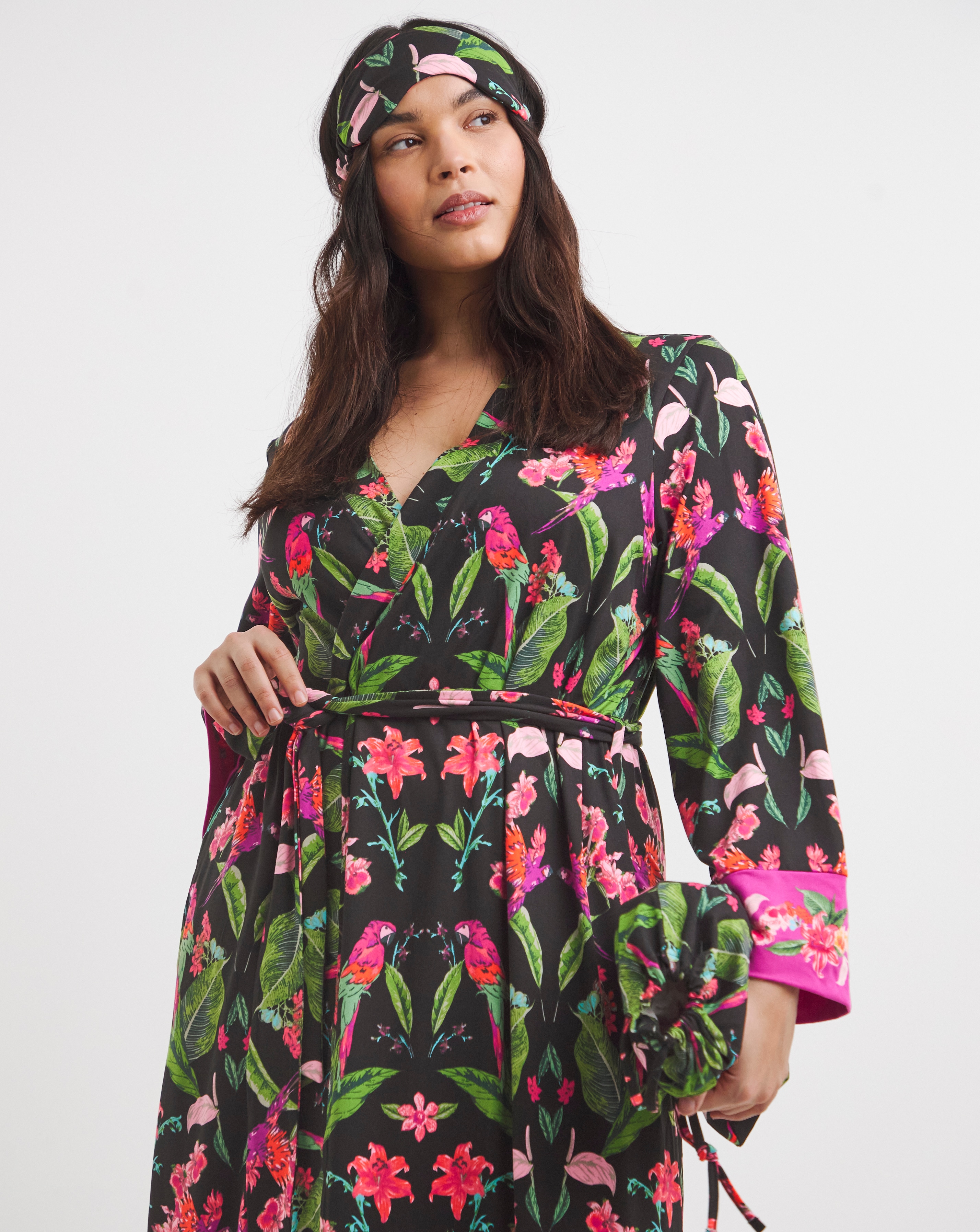 New In - Figleaves Floral Gown With Bag