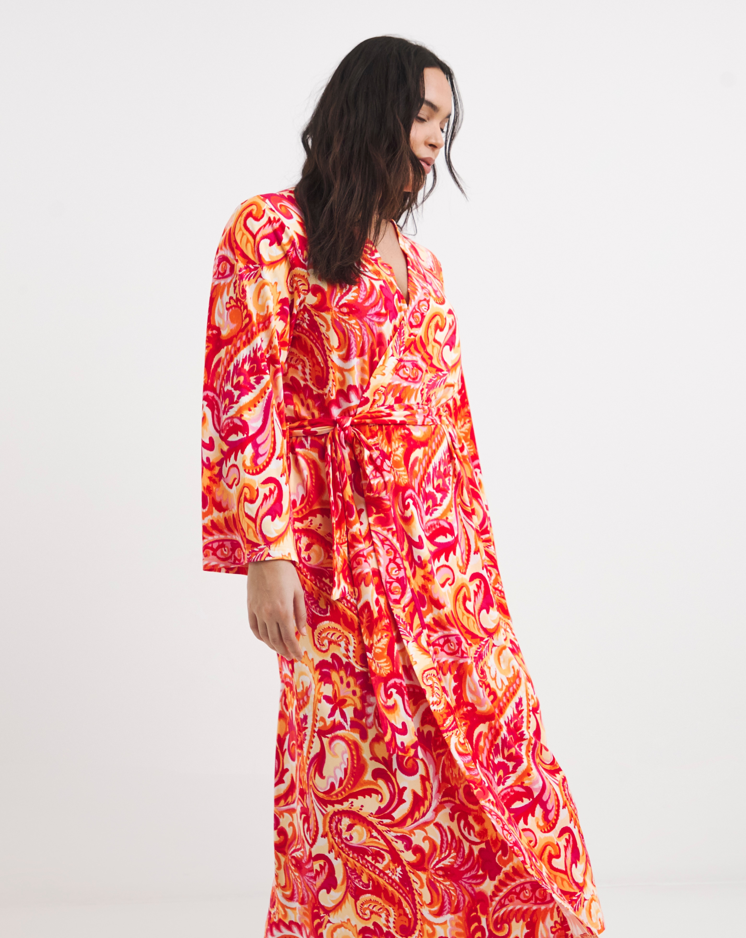 Figleaves Floral Gown With Bag