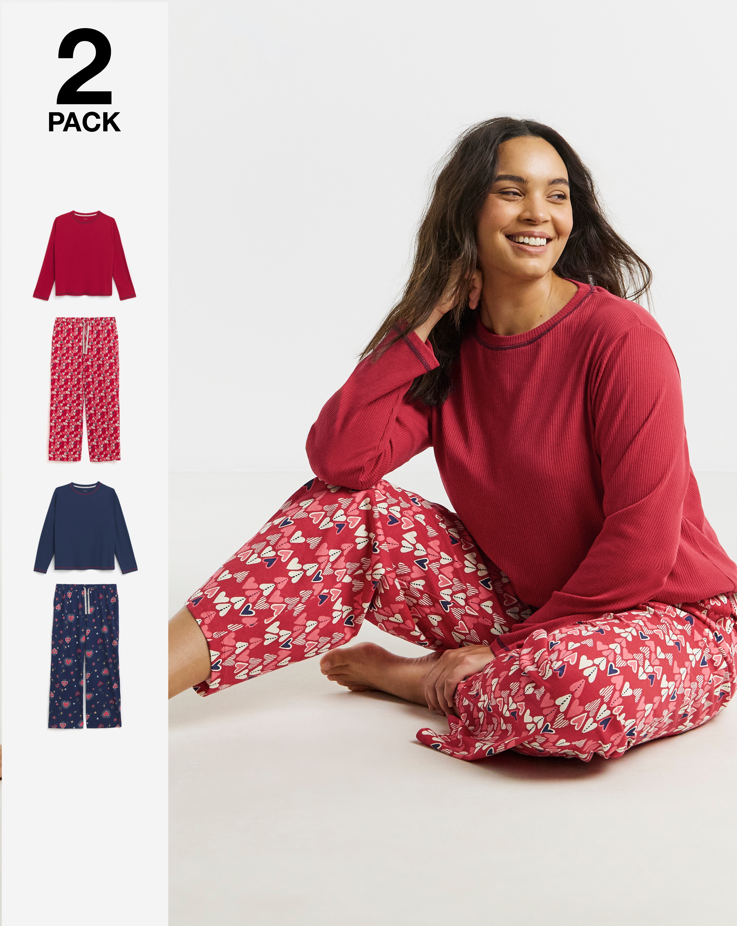 Celestial & Heart 2 Pack PJ Sets