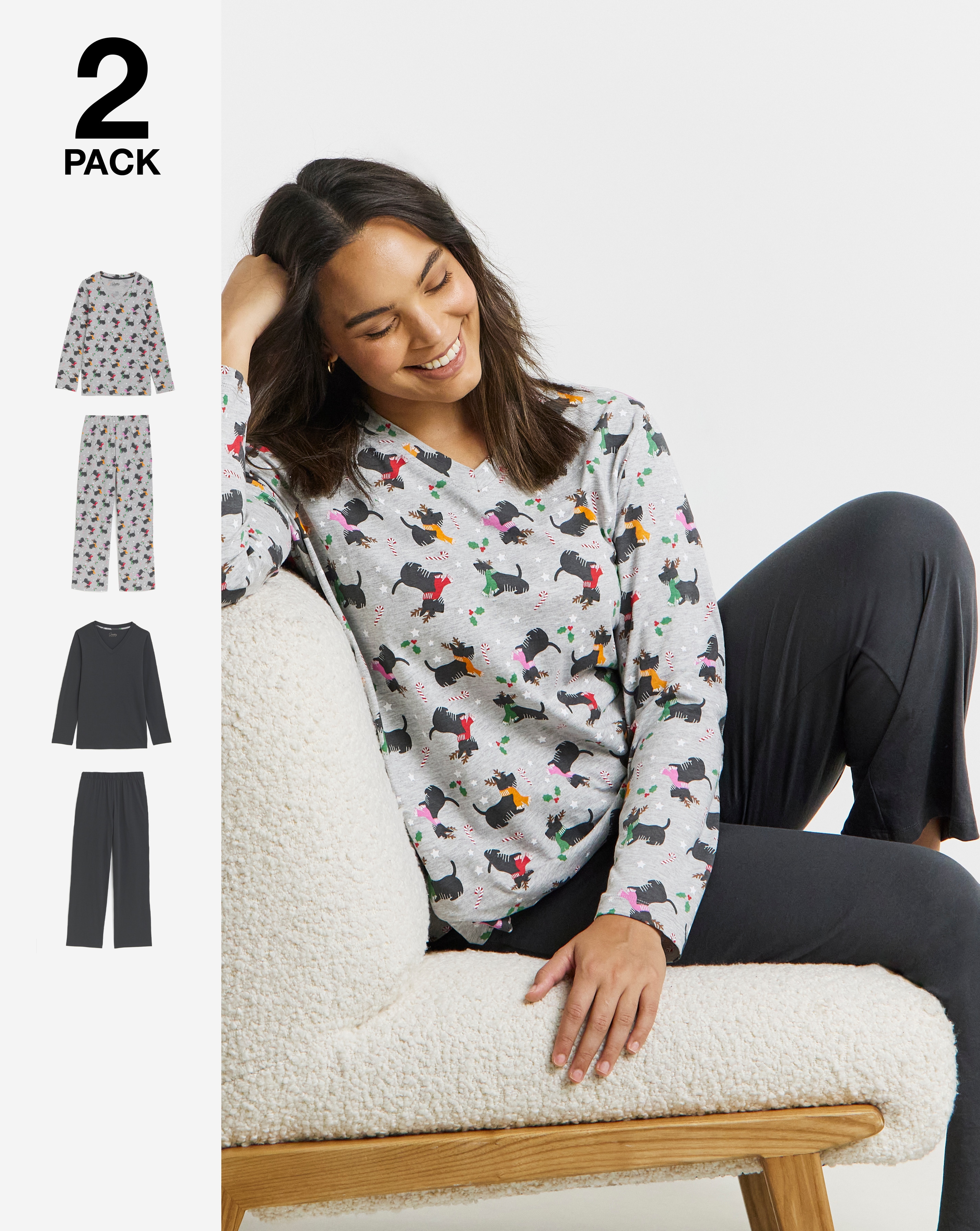 Pretty Secrets 2 Pack Value PJ Sets