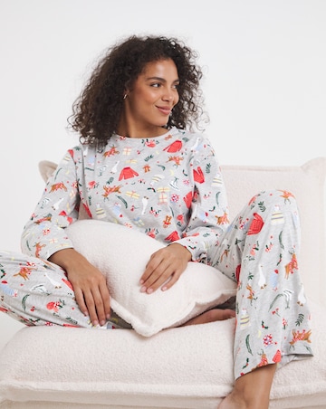 Pretty Secrets Christmas Matching Family Pyjama Set Womens