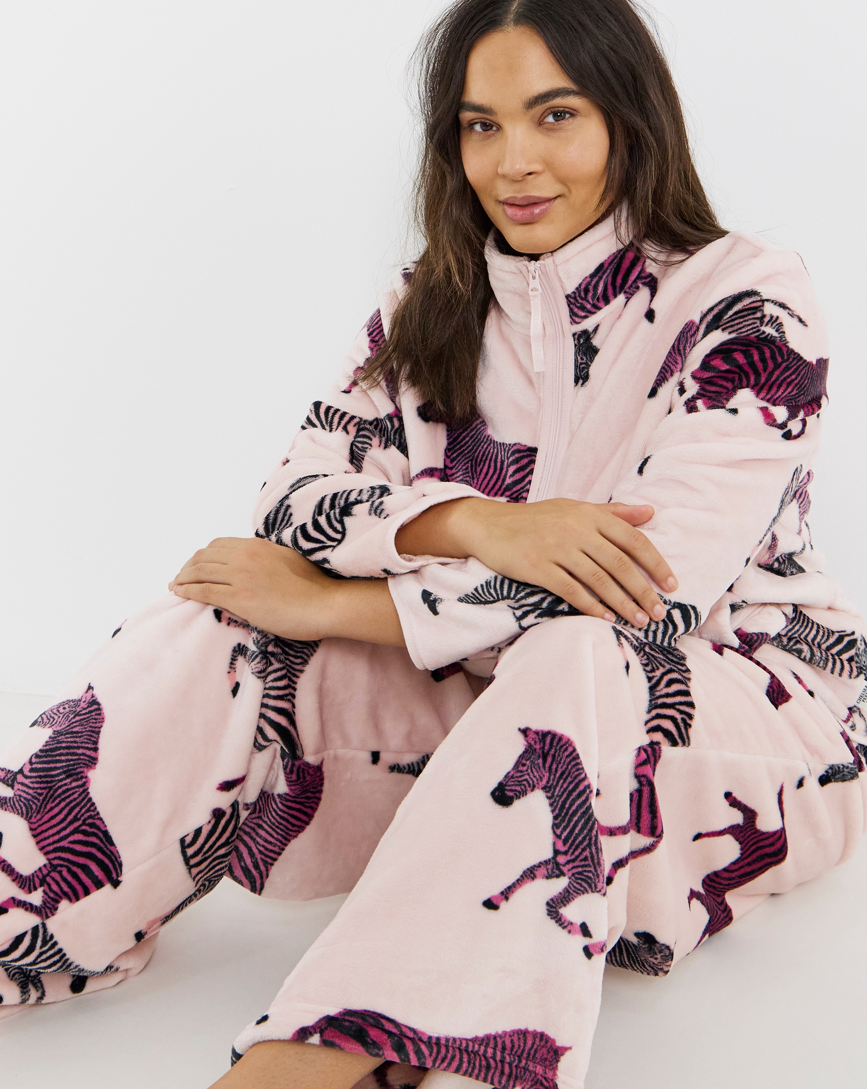 Chelsea Peers Zip Up Fleece Lounge Set