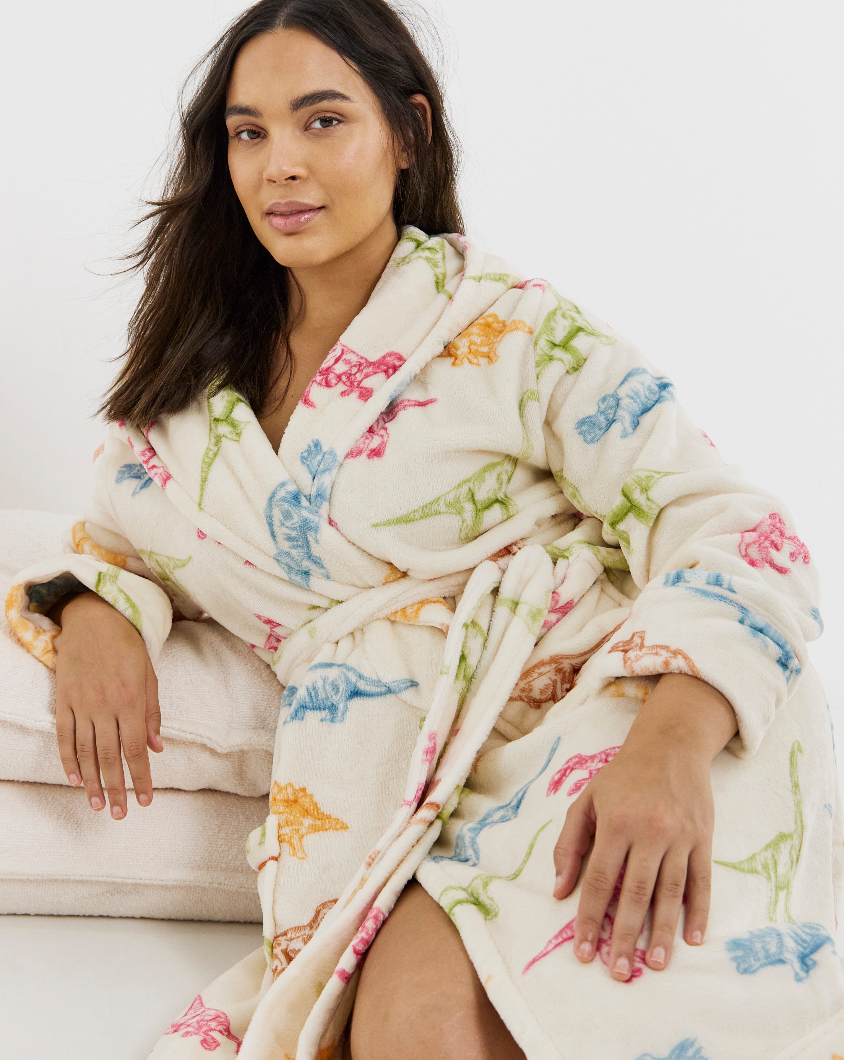 New In - Chelsea Peers Fleece Dressing Gown