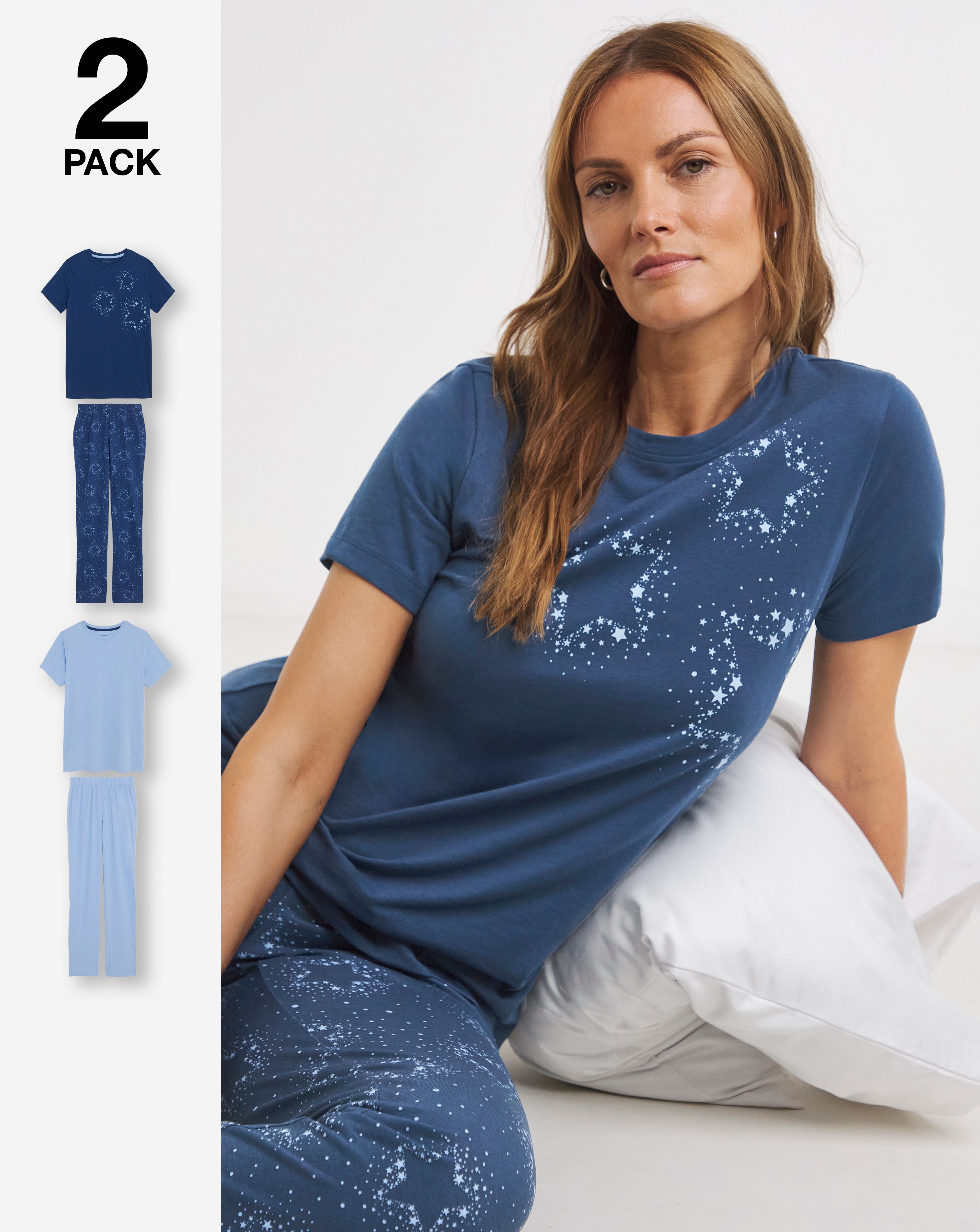 New In - JD Williams (2 Pack) Pyjama Sets