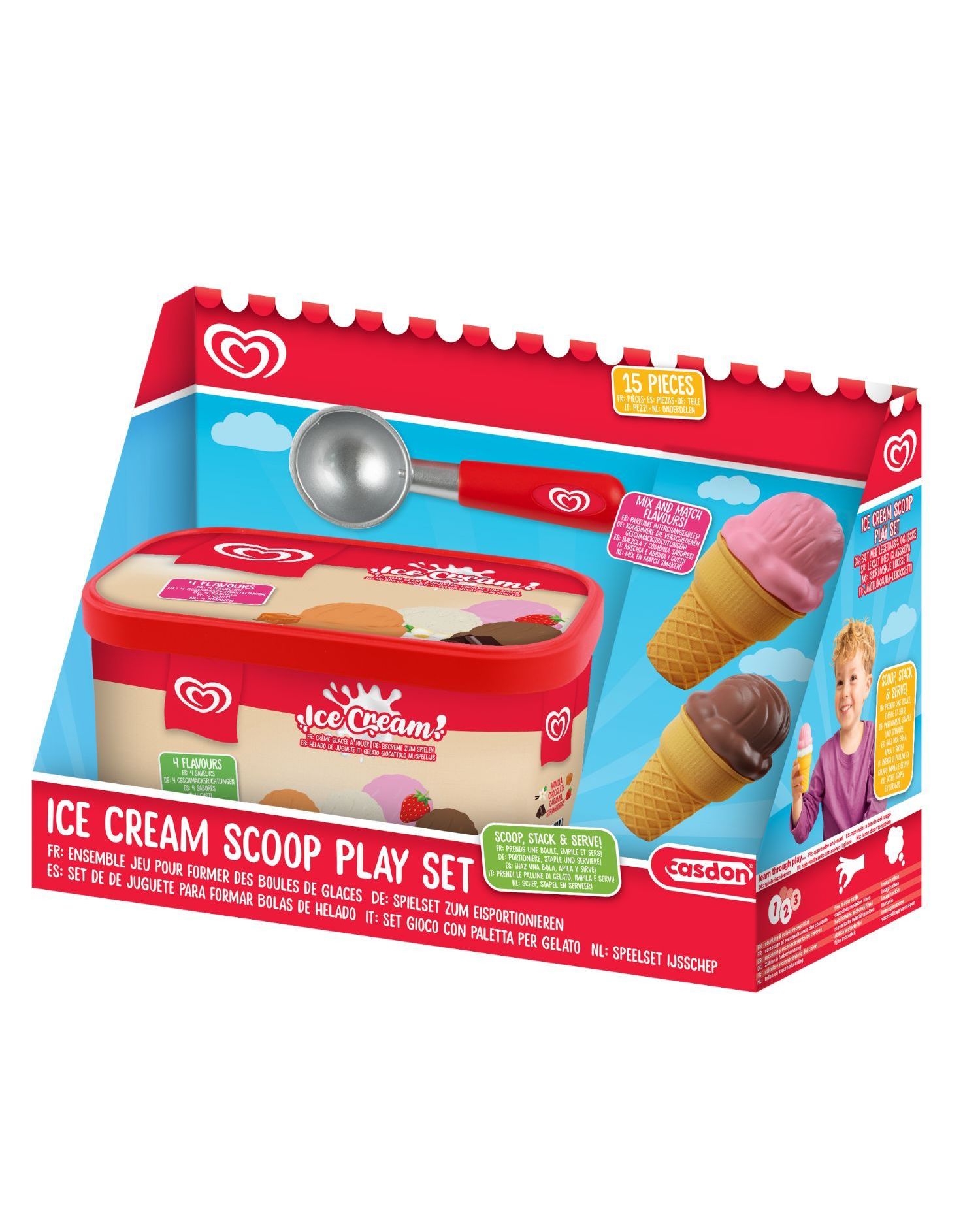 Toy Play Ice Cream Scoop Playset