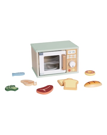 Wooden Microwave Oven Set