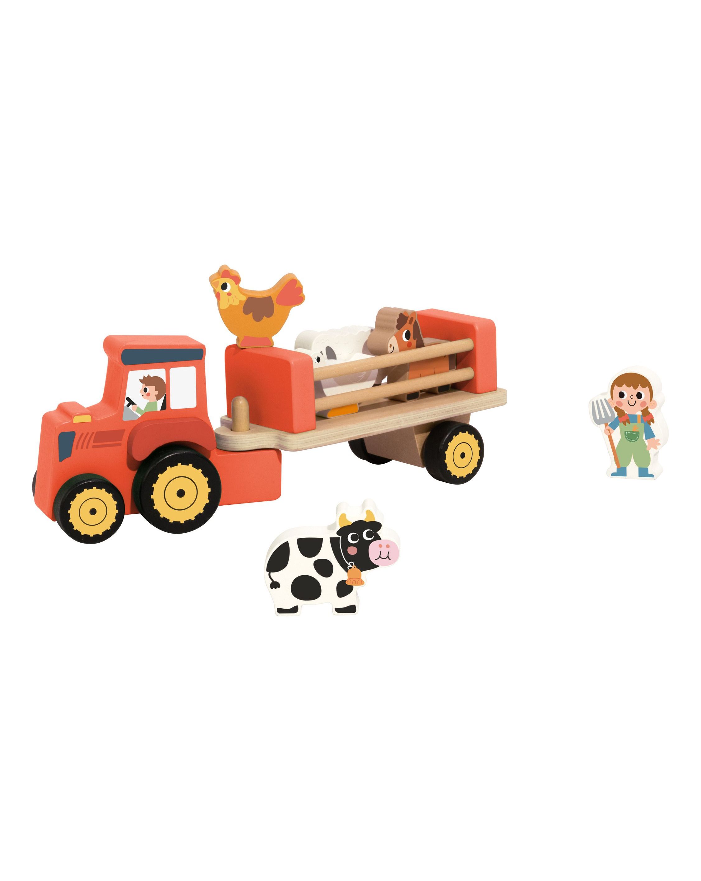 Wooden Farm Tractor