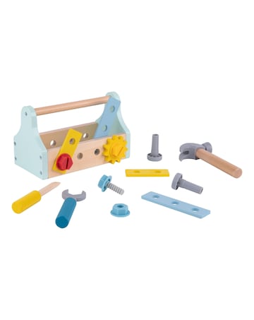 Wooden Take-Along Tool Box