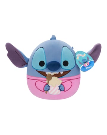 Squishmallows - 8in Disney Stitch Eating Ice Cream