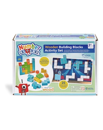 Numberblocks Wooden Building Blocks Activity Set