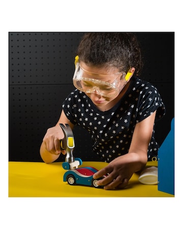 Stanley Jr. Pull Back Sports Car & 5 Piece Toolset